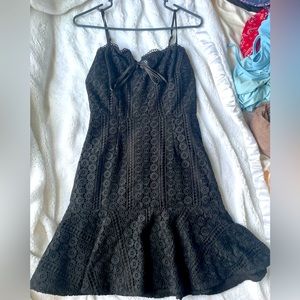 Black laced dress